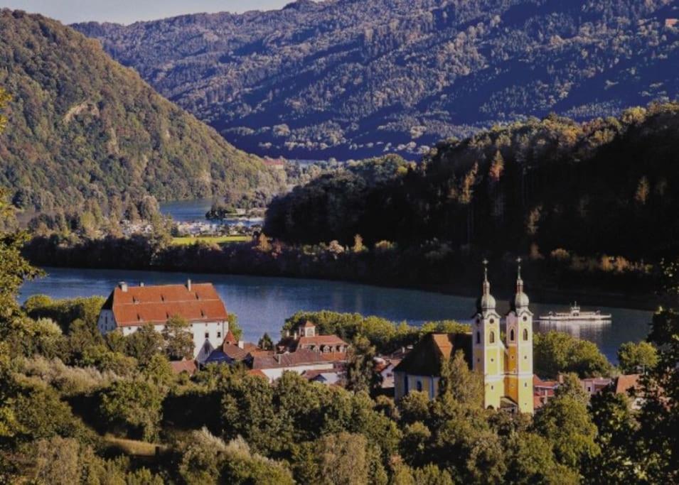 Terrassenwohnung Mit Donaublick Obernzell Экстерьер фото