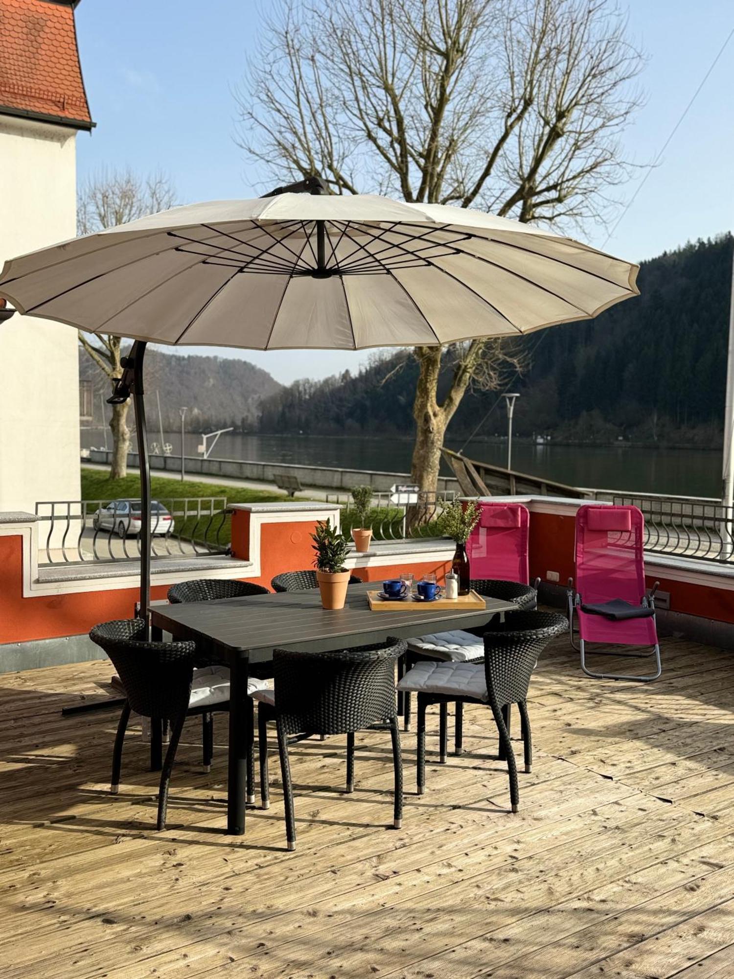 Terrassenwohnung Mit Donaublick Obernzell Экстерьер фото