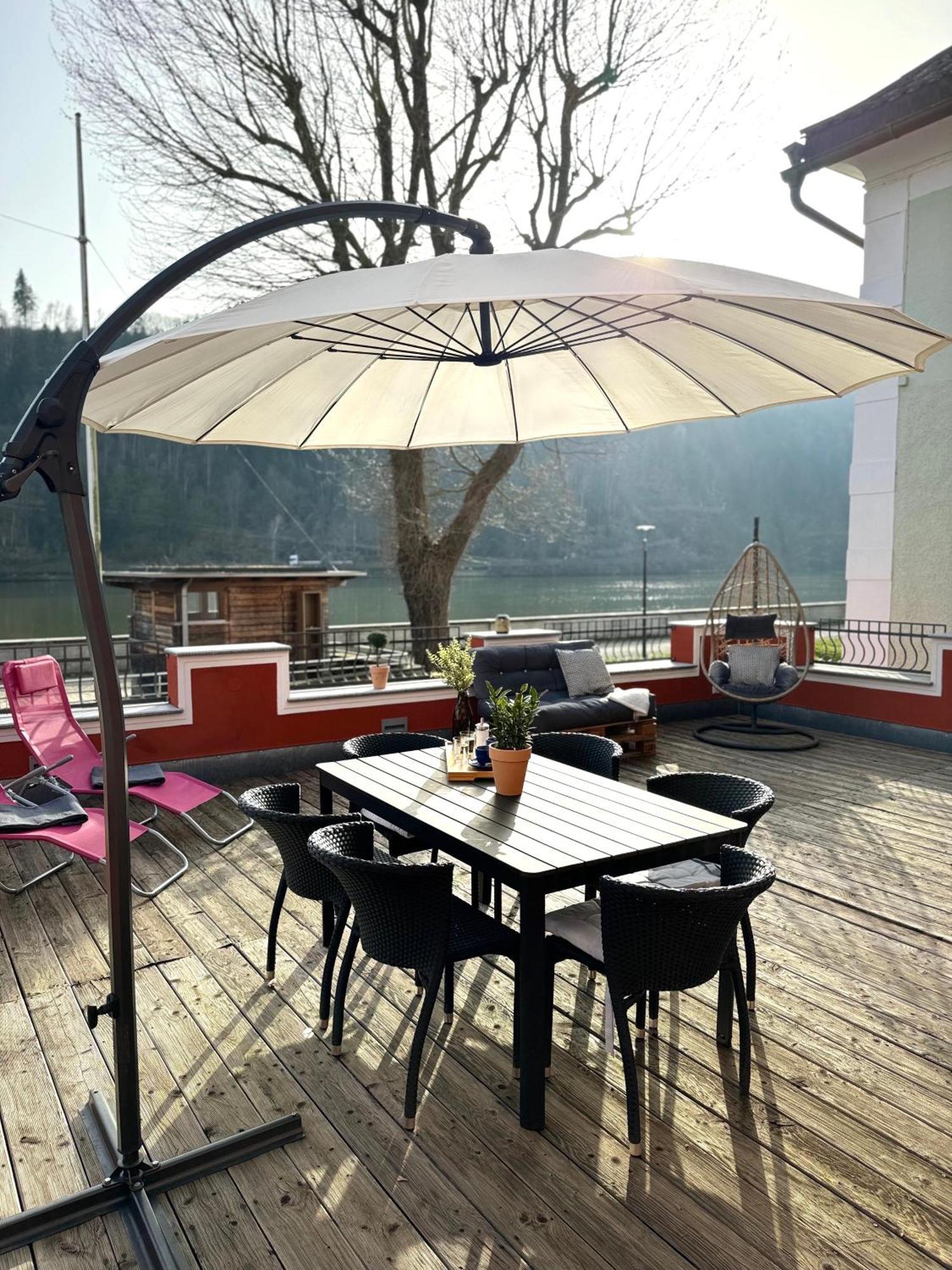 Terrassenwohnung Mit Donaublick Obernzell Экстерьер фото