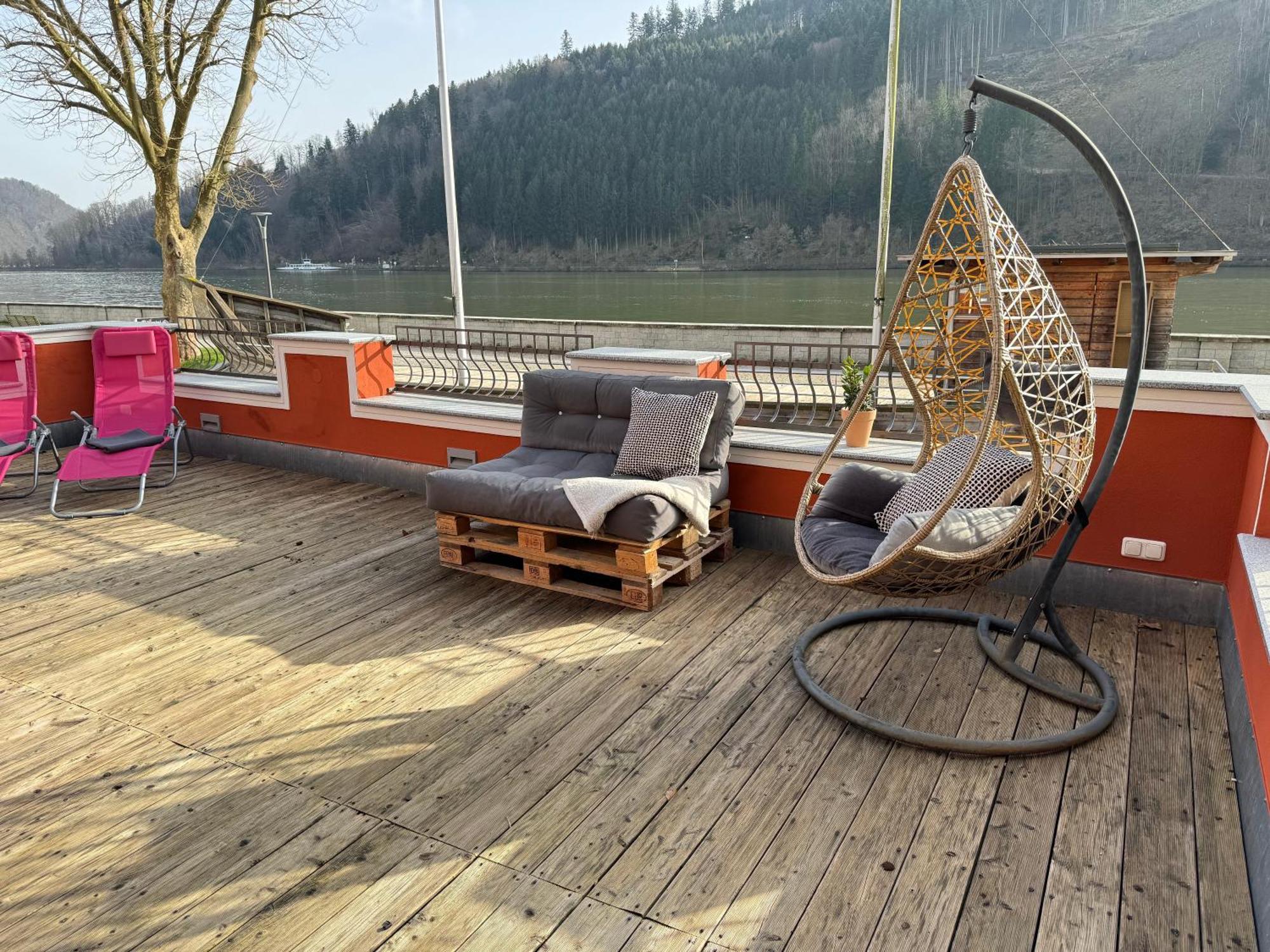 Terrassenwohnung Mit Donaublick Obernzell Экстерьер фото